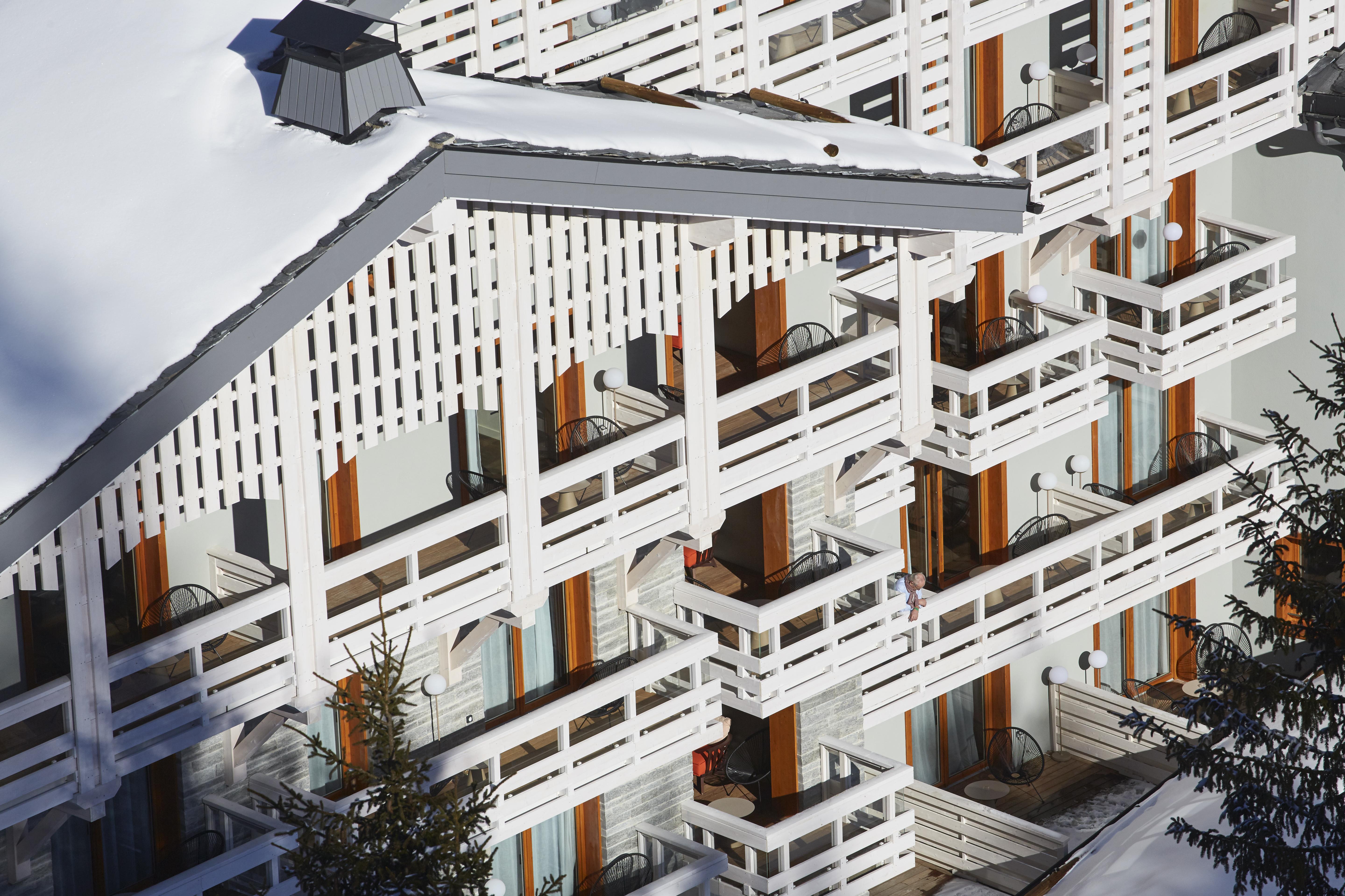 Ecrin Blanc Resort Courchevel - Aquapark Luaran gambar