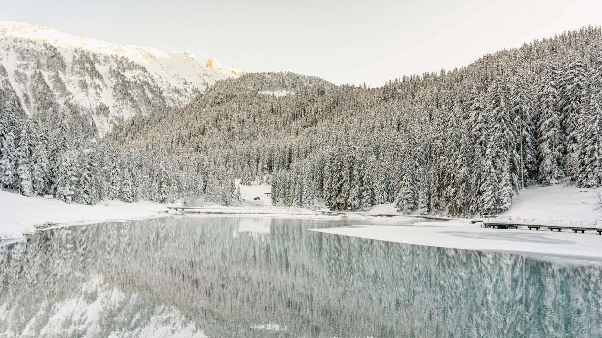 Ecrin Blanc Resort Courchevel - Aquapark Luaran gambar